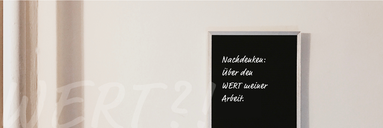 Nachdenken: Über Den WERT Der Arbeit.